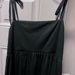 Black Spaghetti Strap dress.